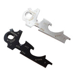 8 in 1 Multitools EDC Stainless Steel Keychain Outdoor Survival Gear Gadget, 8 in 1 (Silver), 8 in 1 (Black)