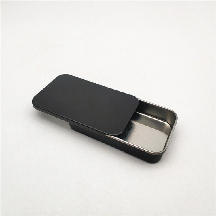 2 PCS Slide Sliding Iron Box Guitar Picks Music Equipment Accessories Storage Box, 2 PCS Guitar Picks