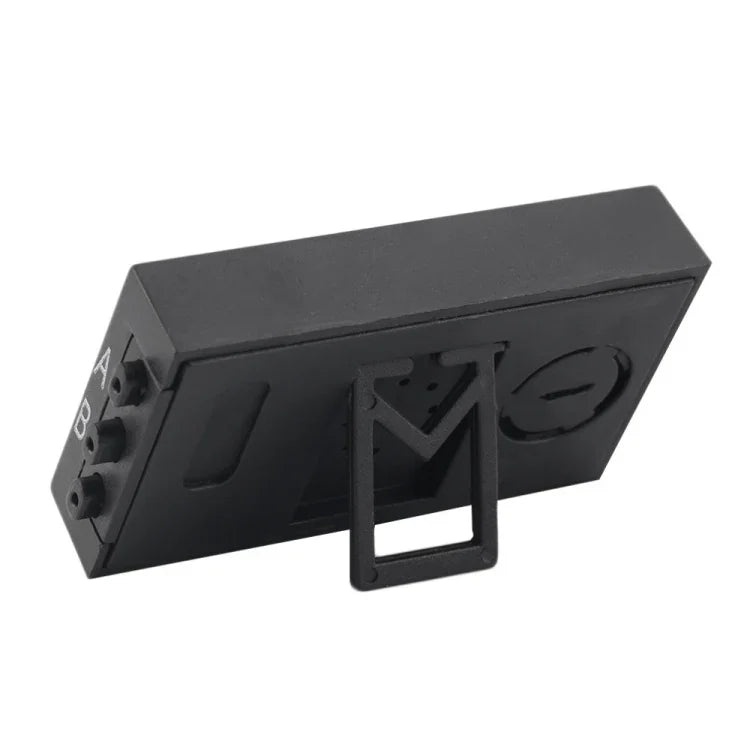 Horloge numérique électronique de tableau de bord de voiture avec affichage LCD numérique léger et pratique, Horloge de tableau de bord