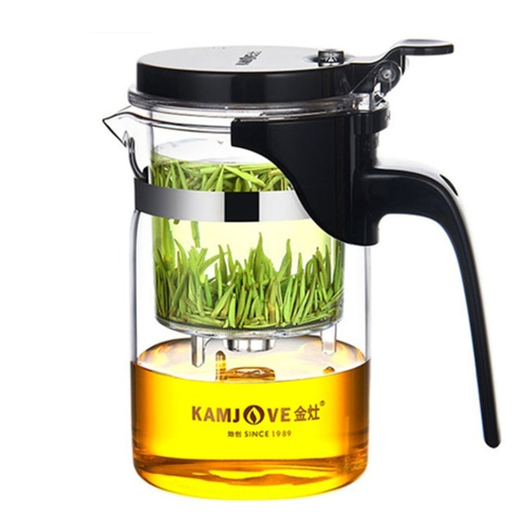 KAMJOVE Elegant Cup Bubble Teapot Office Flower Teapot Heat-resistant Glass Tea Set, K-200 400ML, K-201 500ML, K-202 750ML, K-203 600ML, K-204 600ML, K-205 900ML