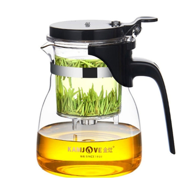 KAMJOVE Elegant Cup Bubble Teapot Office Flower Teapot Heat-resistant Glass Tea Set, K-200 400ML, K-201 500ML, K-202 750ML, K-203 600ML, K-204 600ML, K-205 900ML