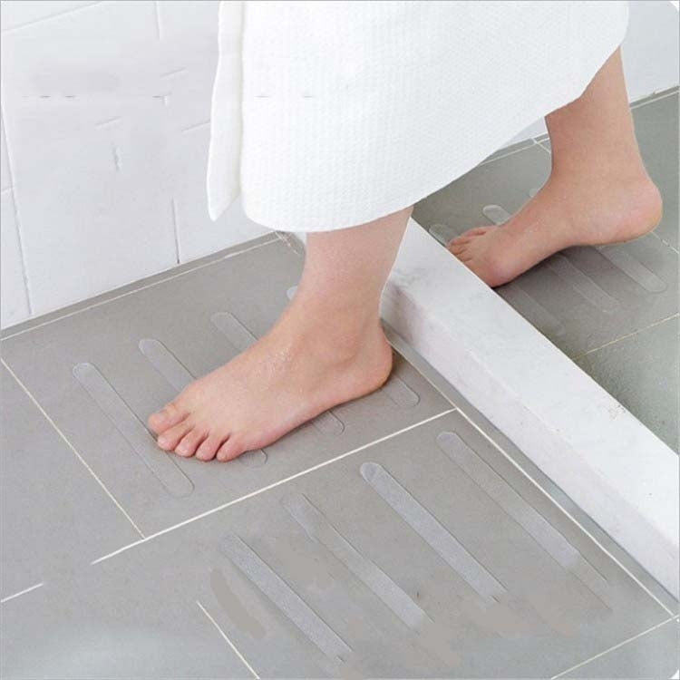 5 in 1 Stairs And Steps Non-slip Tape Bathroom Shower Room Anti-slip strip Bathtub Transparent Anti-slip Stickers, Transparent Anti-slip Stickers