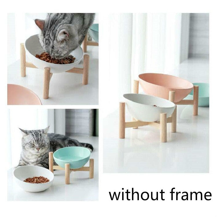 Cat Dog Food Bowl Pet Ceramic Bowl, 15cm/300ml Bowl, 18cm/600ml Bowl