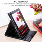 Square Stand Leather Make Up Mirror Alligator Pattern Portable Cosmetic Mirror, Black L 18x25.5x1.6CM, Black M15x20.5x1.6CM, Black S 12x17.5x1.6CM, Brown L 18x25.5x1.6CM, Brown M15x20.5x1.6CM, Brown S 12x17.5x1.6CM, Red L 18x25.5x1.6CM, Red M15x20.5x1....