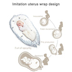 80*50cm Baby Bed Newborn Nursing Bionic Bed Crib Cot Baby Sleeping Artifact Bed Travel Bed Bumper