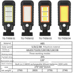 Solar Lamp Body Induction Wall Lamp LED Outdoor Waterproof Lighting Street Lamp, 60 LED, 72 LED, 120 COB, 128 COB