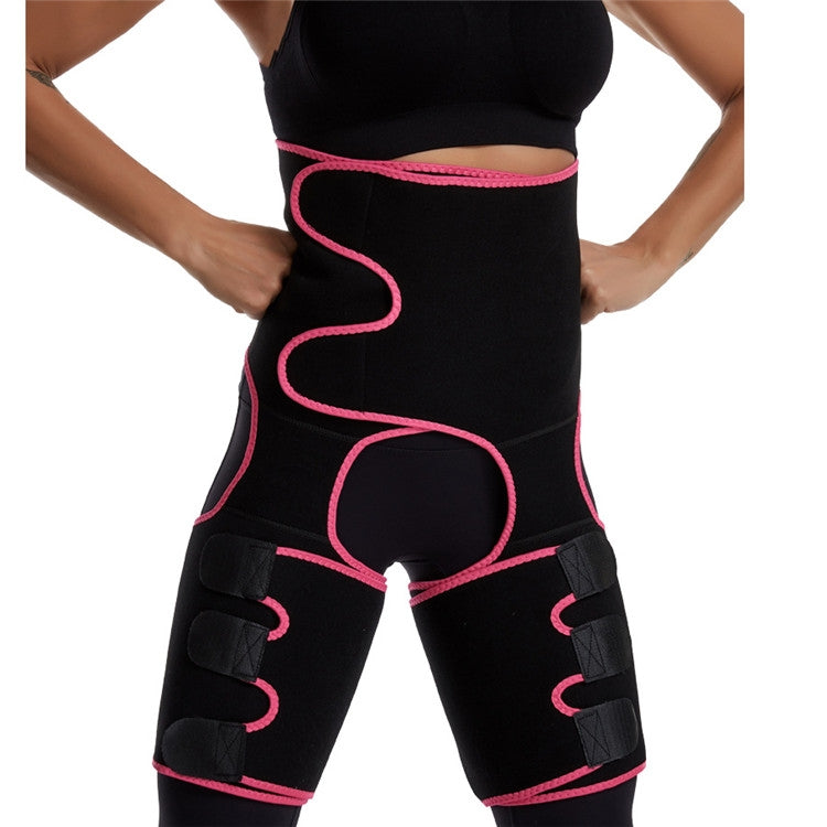 3 In 1 Hip Belt Girdle Exercise Bodybuilding Adjustable One-piece Waist Girdle, S/M, L/XL