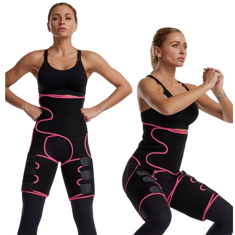 3 In 1 Hip Belt Girdle Exercise Bodybuilding Adjustable One-piece Waist Girdle, S/M, L/XL