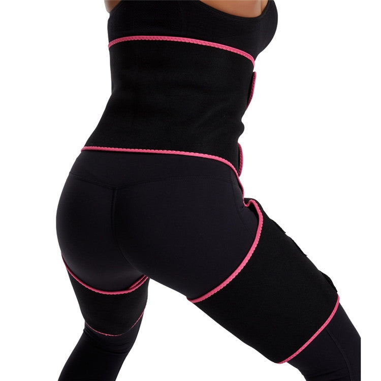 3 In 1 Hip Belt Girdle Exercise Bodybuilding Adjustable One-piece Waist Girdle, S/M, L/XL