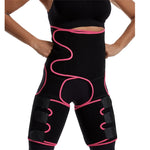 3 In 1 Hip Belt Girdle Exercise Bodybuilding Adjustable One-piece Waist Girdle, S/M, L/XL