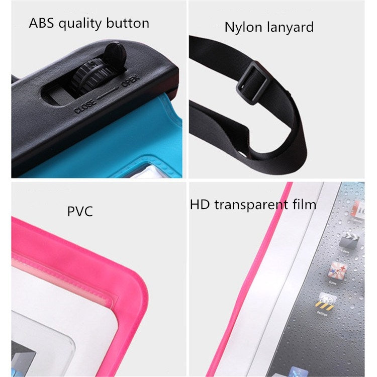 Multipurpose Single Shoulder Outdoor Transparent Waterproof Bag for Mobile Phone Small Objects