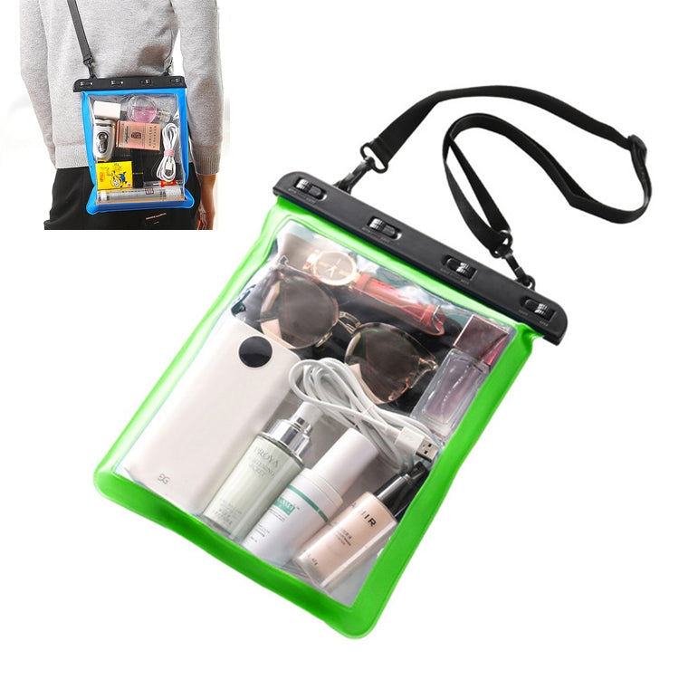 Multipurpose Single Shoulder Outdoor Transparent Waterproof Bag for Mobile Phone Small Objects
