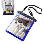 Multipurpose Single Shoulder Outdoor Transparent Waterproof Bag for Mobile Phone Small Objects