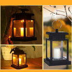 Solar Candle Light Retro Outdoor Waterproof LED Garden Light, Candle