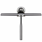 Glass Window Squeegee Cleaner Shower Bathroom Mirror Rubber Wiper With Suction Hook Water Vapor Removal, Glass Window Squeegee Cleaner