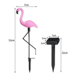 3 in 1 Waterproof Solar Flamingo Lawn Light LED Garden Path Landscape Lights Night Lamp
