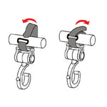 2 PCS/LOT Baby Stroller Accessories Hook Multifunction Baby Stroller Black Plastic Hook, Plastic Hook(Pink), Plastic Hook(Yellow)