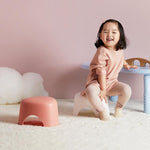 Children Stool Home Living Room Triangle Small Stool Anti-skid Short Plastic Stool, Small, Large