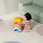Children Stool Home Living Room Triangle Small Stool Anti-skid Short Plastic Stool, Small, Large