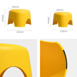 Children Stool Home Living Room Triangle Small Stool Anti-skid Short Plastic Stool, Small, Large