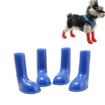 4 PCS/Set Pet Rain Boots Waterproof Non-slip Dog Shoes, S, M, L