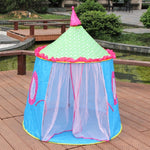 Children Toy House Yurt Folding Game Tent, 120x110x110cm Blue, 120x110x110cm Pink