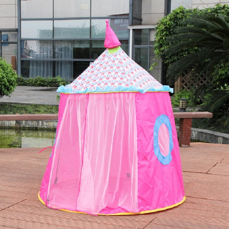 Children Toy House Yurt Folding Game Tent, 120x110x110cm Blue, 120x110x110cm Pink