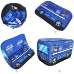 Children Toy Tent Cloth Fire Truck Police Car School Bus Game House, Fire Truck, Police Car, School Bus, Ice Cream Truck