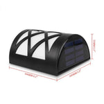 Solar Powered LED Wall Light Outdoor Waterproof Energy Saving Street Garden Lamp, White Light, Warm White