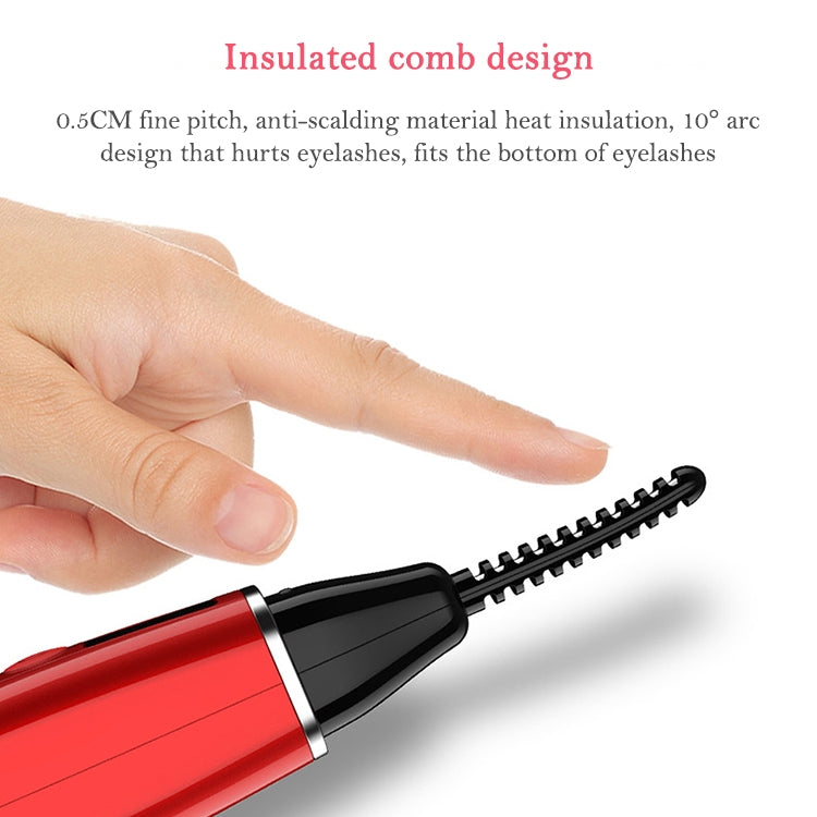 Electric Eyelash Curler  Charging Beauty Tool, 380mAh (Red), 380mAh (Black), 380mAh (White)