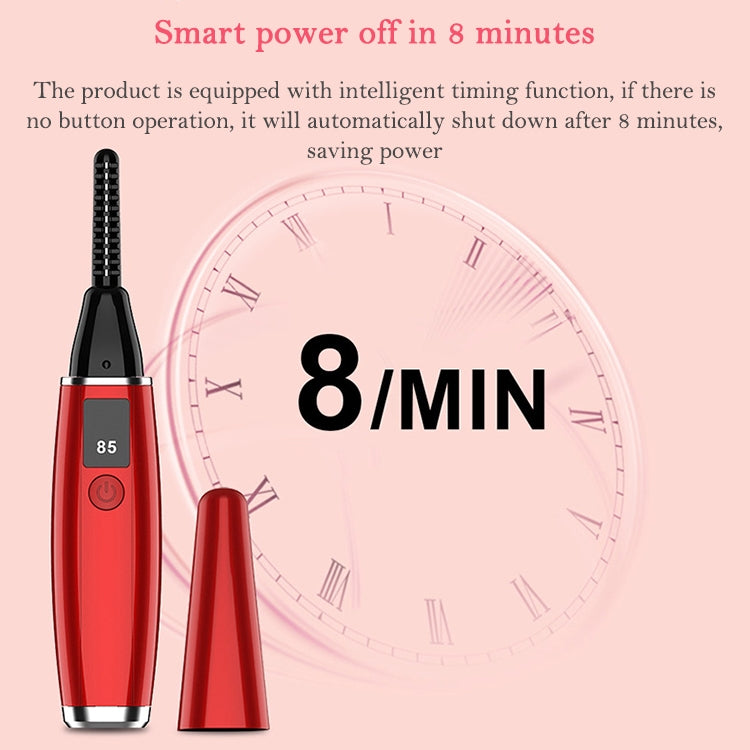 Electric Eyelash Curler  Charging Beauty Tool, 380mAh (Red), 380mAh (Black), 380mAh (White)