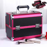 Professional Makeup Box Beauty Salon Manicure Toolbox, Red, Black, Pink, Magic Red, Coral Powder, Elegant Black, Noble Powder, Silver, Oversized Black, Oversized Pink