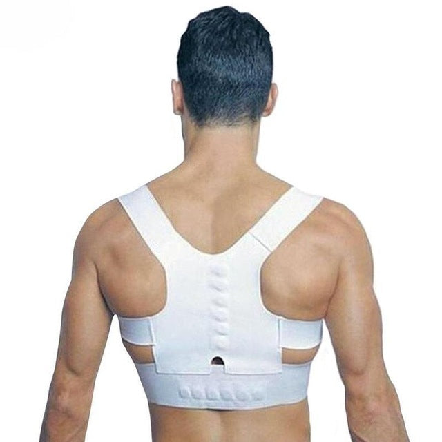 Magnetic Therapy Posture Corrector Brace Shoulder Back Support Belt for Men Women Adult Braces Supports Upper Correction Corset, S, M, L, XL