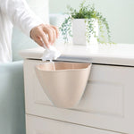 Kitchen Cupboard Back Garbage Bin Cabinet Door Garbage Trash Storage Hanging Trash Rack, Grey, Blue, Pink