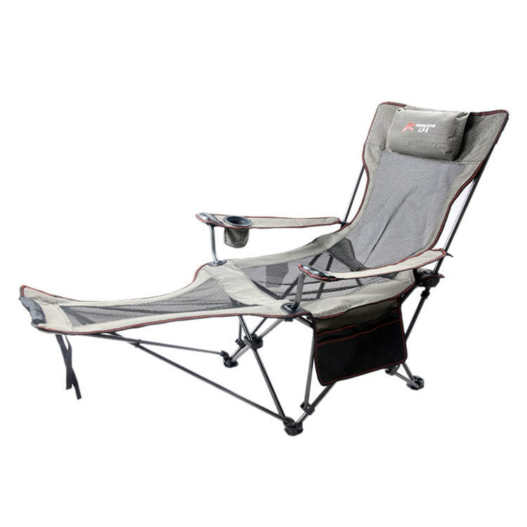 Portable Outdoor Folding Recliner Wild Fishing Camping Leisure Stool Stainless Steel Folding Beach Chair Furniture