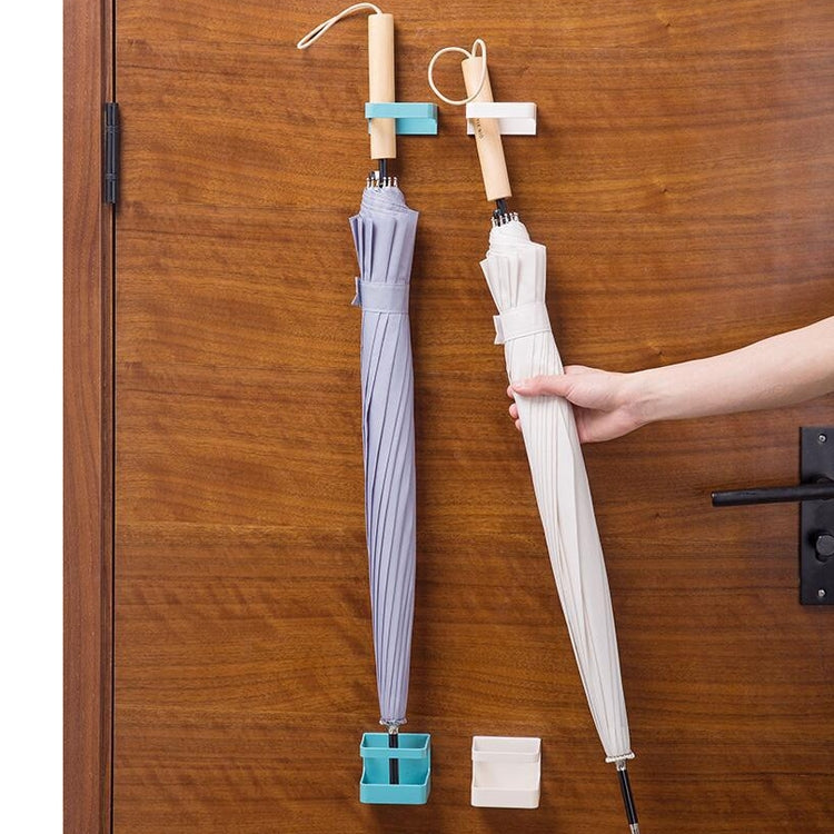 Umbrella Stand Behind Multifunctional Wall Hanging Umbrella Barrel Door, Umbrella Barrel