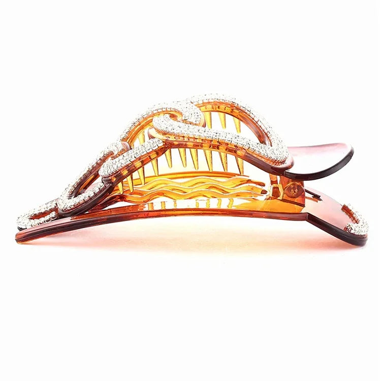 Rhinestone Hair Clip Hair Crabs Clamp Accessories Large Styling Tools Hair Accessories Women Hairpin