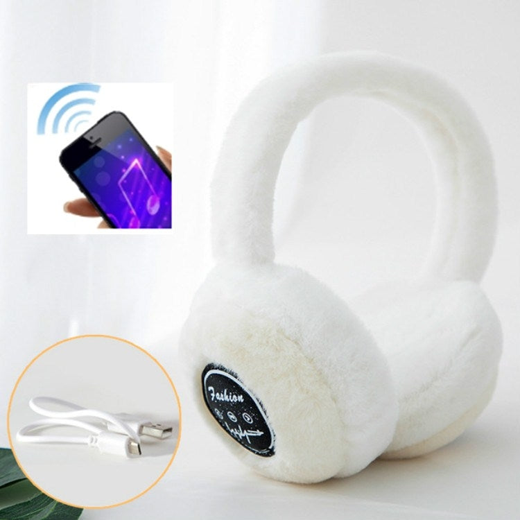 Bluetooth Earmuffs Winter Plush Windproof Men And Women Ear Cover