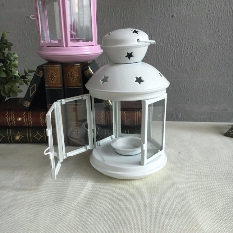 Hollow Star Iron Candle Holder Metal Crafts Portable Candle Holder Decoration