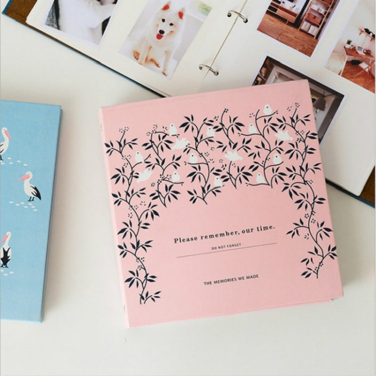 DIY Loose-leaf Self-adhesive Photo Album, He Finch, Pelican, Yellow Pear, Pink Flamingo