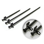 5 PCS Reinforced Long Outdoor Camping Tent Nail Steel Nails, 20cm, 30cm, 40cm