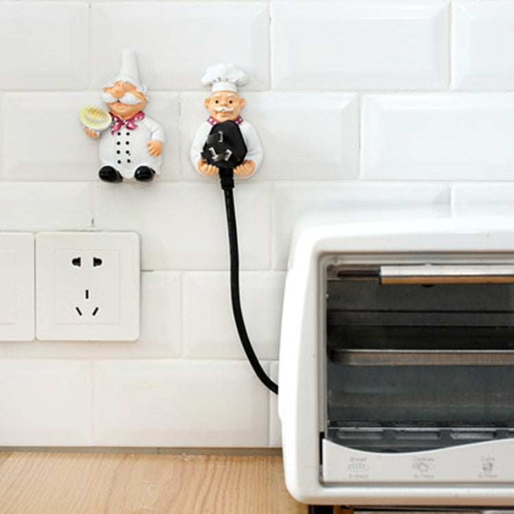 Cute Wall Self Adhesive Plug Resin Hook Kitchen Rack, Foot Drag, Hand Drag