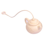 3 PCS Creative Silicone Tea Bag Tea Pot Shape Tea Filter Safely Cleaning Infuser