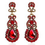 Classic Drop Earrings Exaggerated Atmospheric Alloy Stud Earrings, Red