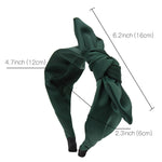 Rabbit Ears Cloth Bow Headband Girls Hair Hoop Bands Accessories