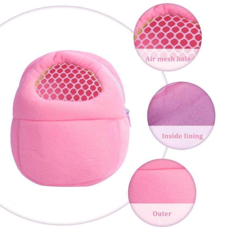 Pet Bag Small Pet Hamster Carrier Pure Color Leash Travel Bag, S, M, L