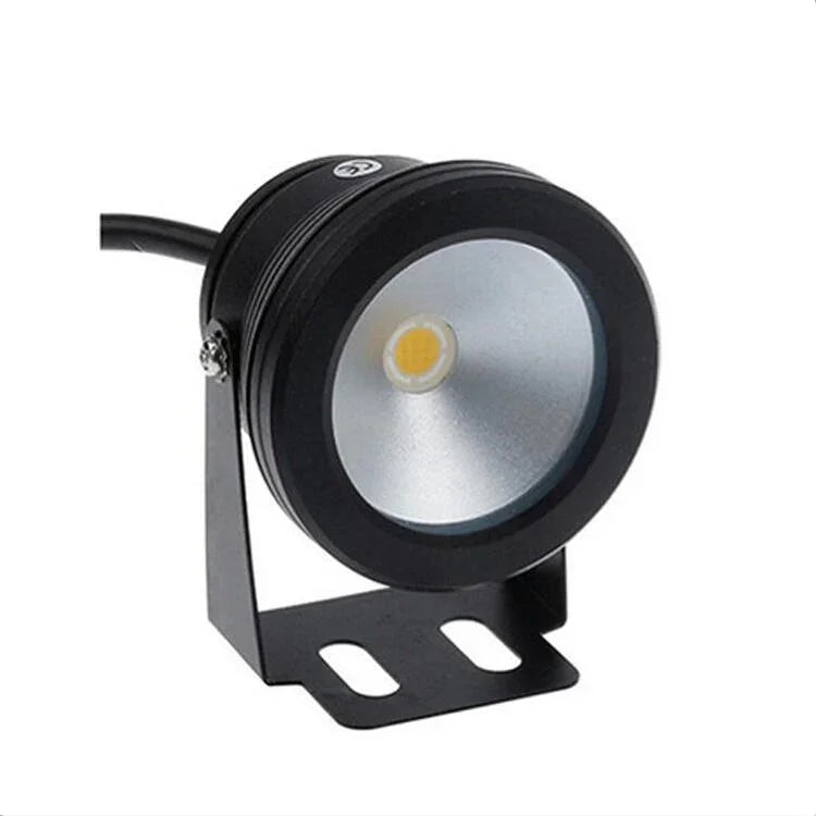 10W Swimming Pool Underwater Fountain Spotlight Timed Fish Tank Underwater Spotlight DC 12V, Warm White Light, White Light