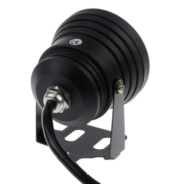 10W Swimming Pool Underwater Fountain Spotlight Timed Fish Tank Underwater Spotlight DC 12V, Warm White Light, White Light