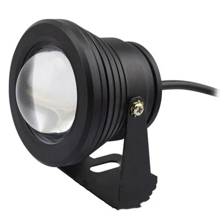 10W Swimming Pool Underwater Fountain Spotlight Timed Fish Tank Underwater Spotlight DC 12V, Warm White Light, White Light