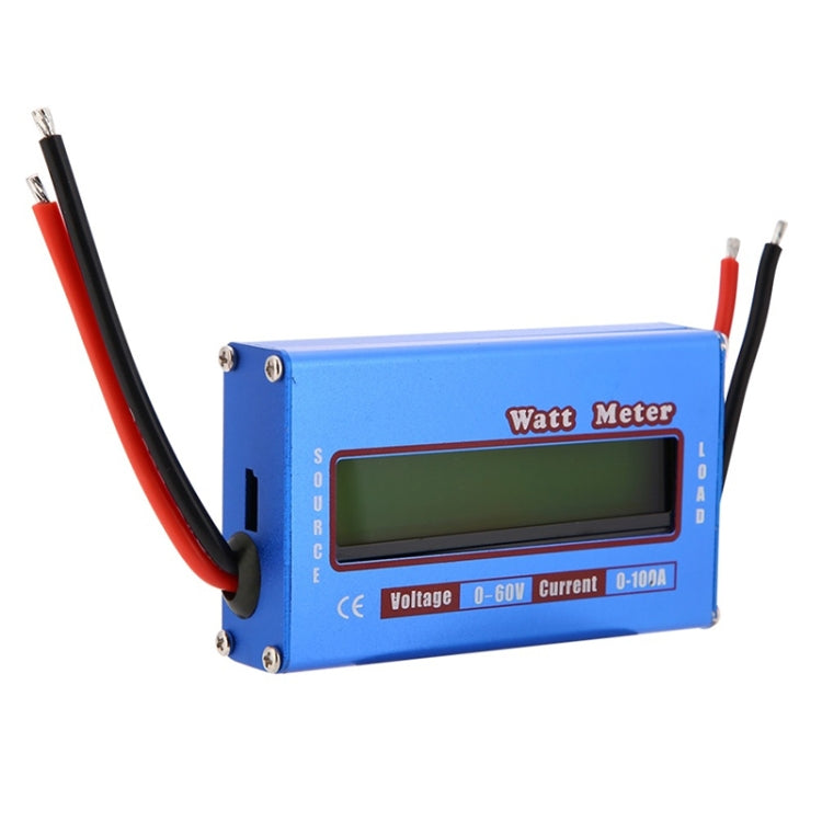 مقياس واط عالي الدقة لطائرة نموذجية 0-100A 0-60V تيار مستمر 50A